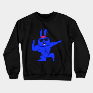 Funny Gym Bunny Crewneck Sweatshirt